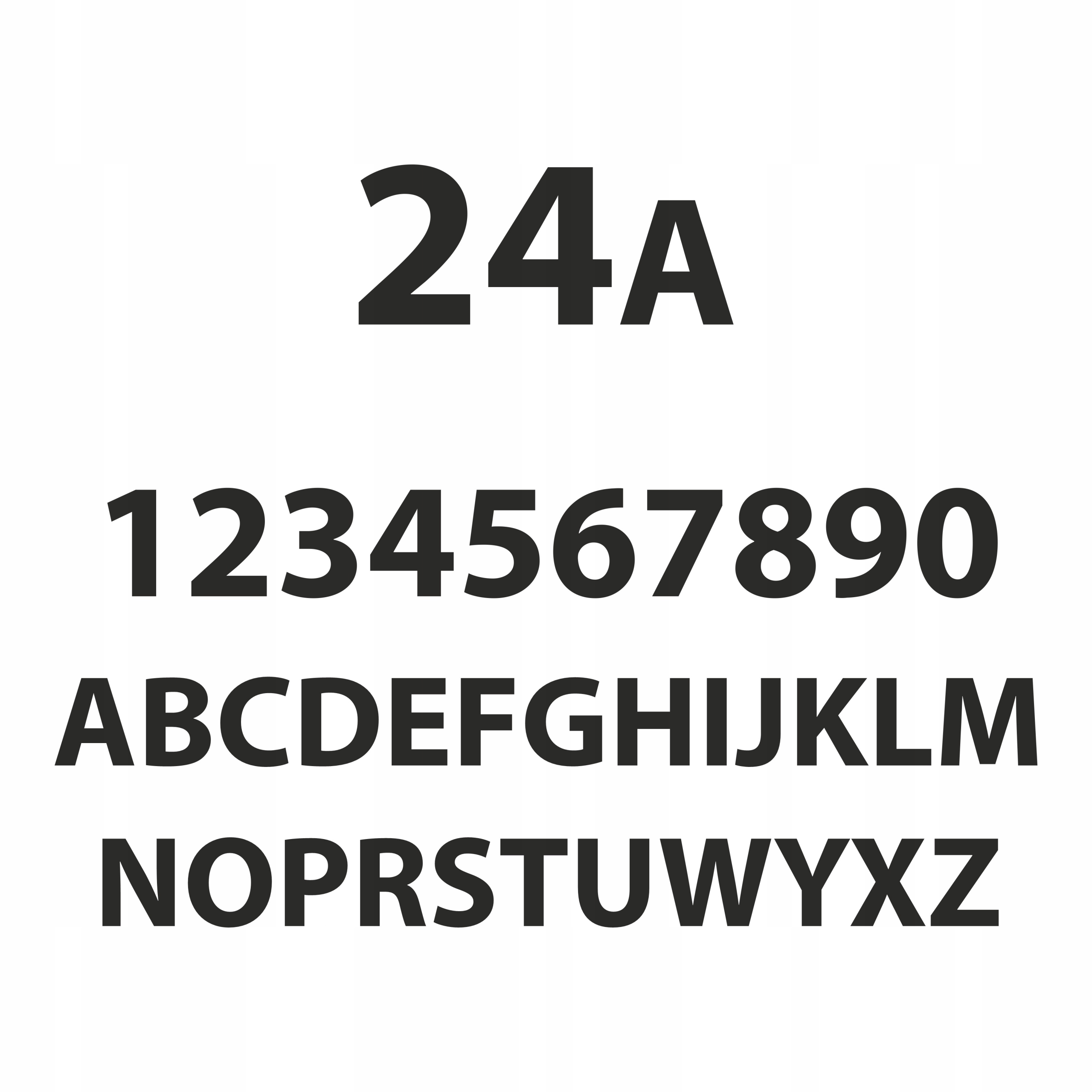 NUMER NA DOM DRZWI CYFRY LITERY NUMER DOMU BUDYNEK ADRES KOLORY - M2 40 cm Kod producenta M2-40