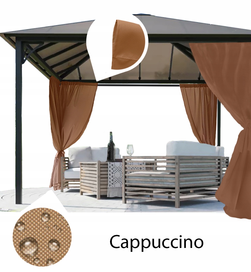 ZASŁONY OGRODOWE WODOODPORNE tunel 250 cm Kod producenta Zasłona