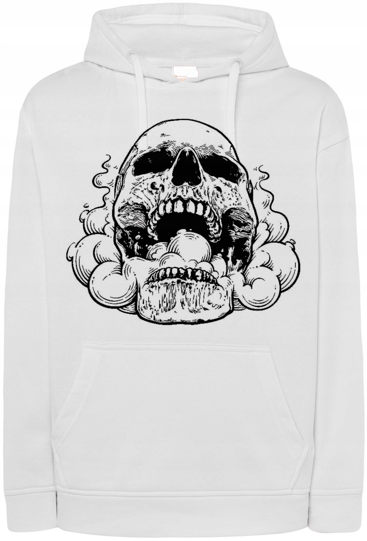 Mikina s pěkným rockovým potiskem Lebka vel. M