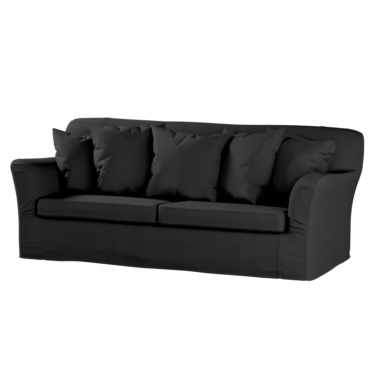 Potah na rozkládací pohovku Tomelilla pro 3 osoby Ikea černý