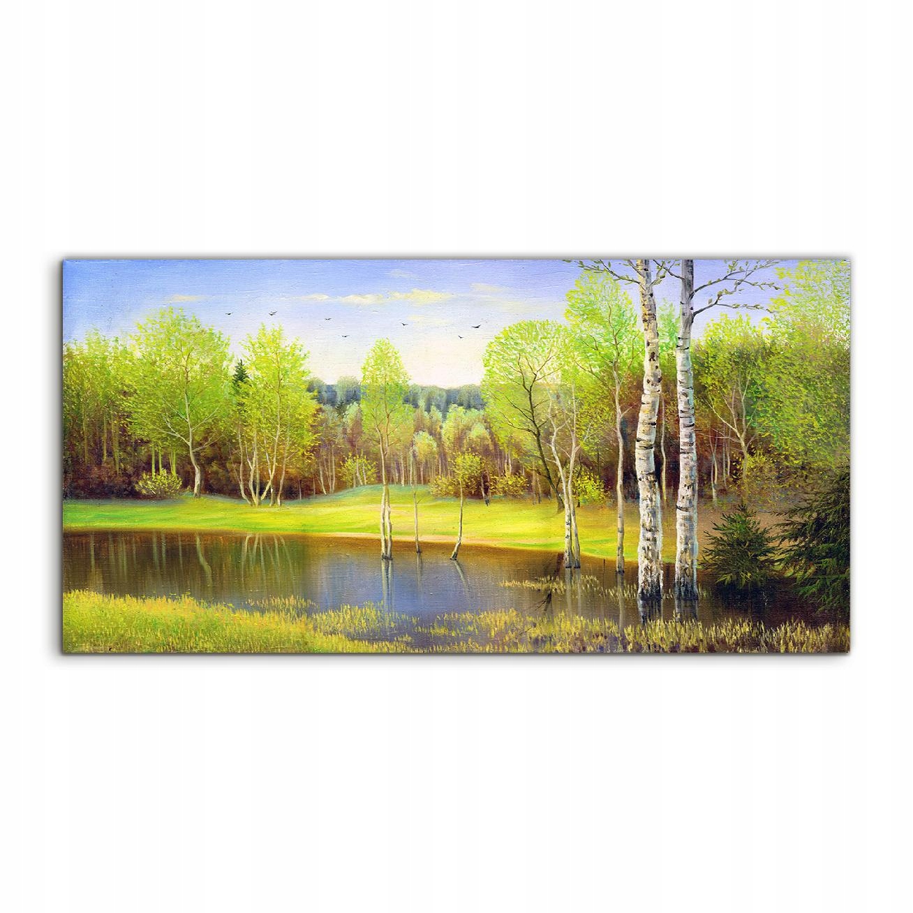 

Obraz akryl 140x70 na ścianę Krajobraz Jezioro Las