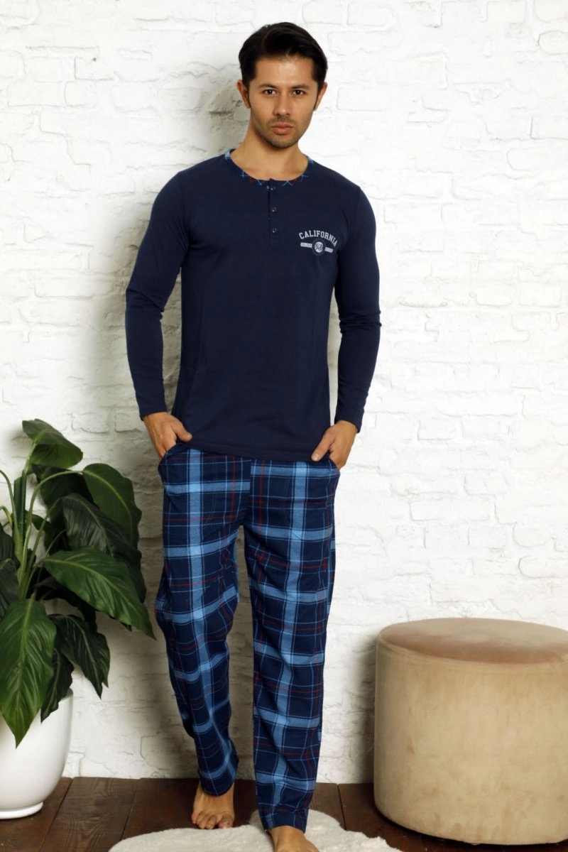 Piżama męska granat CALIFORNIA R: XXL EAN (GTIN) 8694704646835