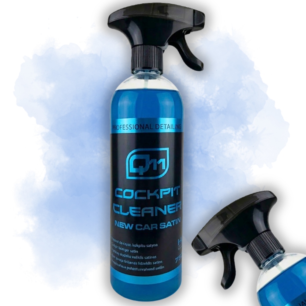 Q11 New Car Interior Cleaner do Czyszczenia Plastików 750ml Satyna Atomizer