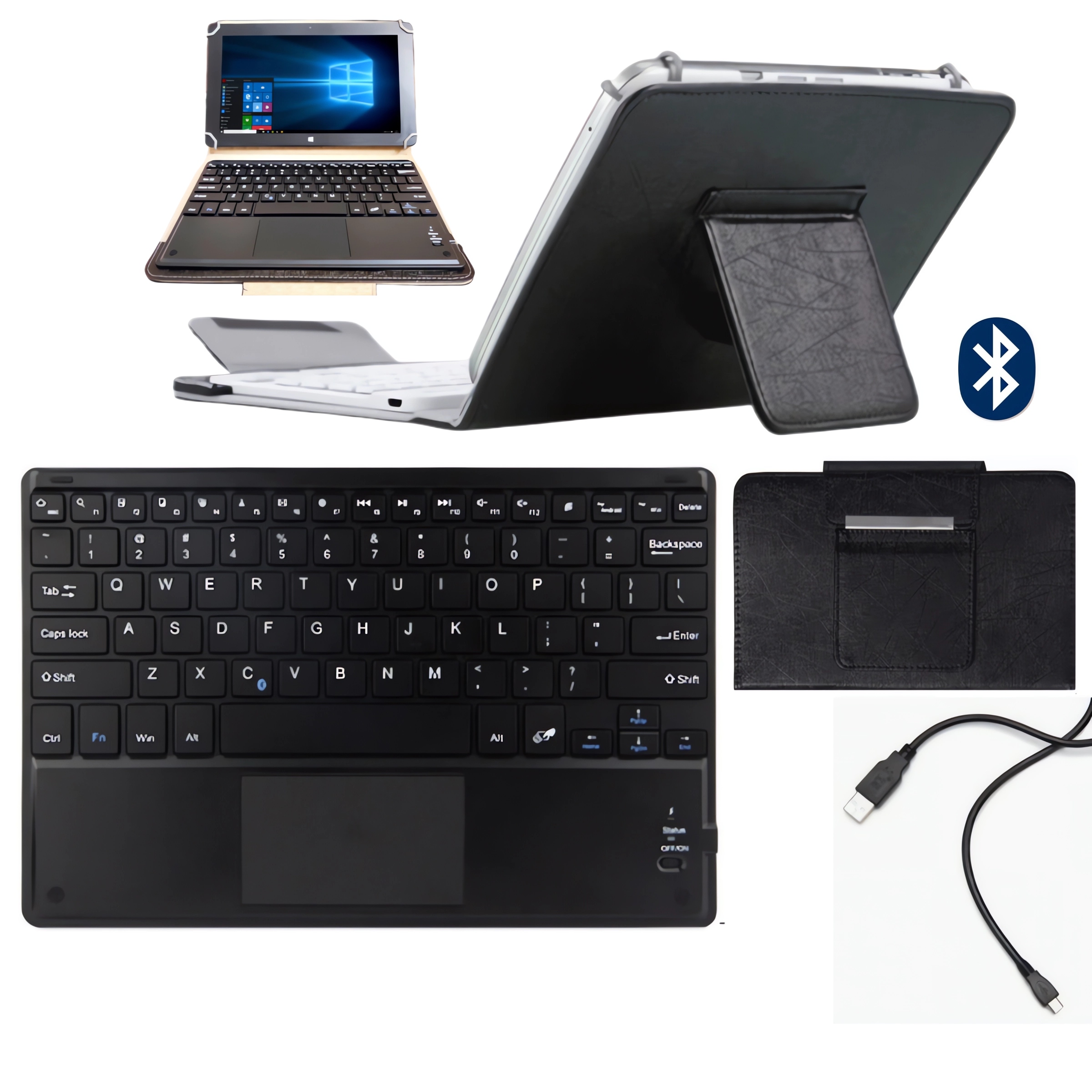 Pouzdro S Bluetooth Klávesnicí Pro Samsung Galaxy Tab A9+ Pouzdro