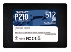 Patriot P210/ 512GB/ Ssd/ 2.5"/ Sata/ 3R P210S512G25