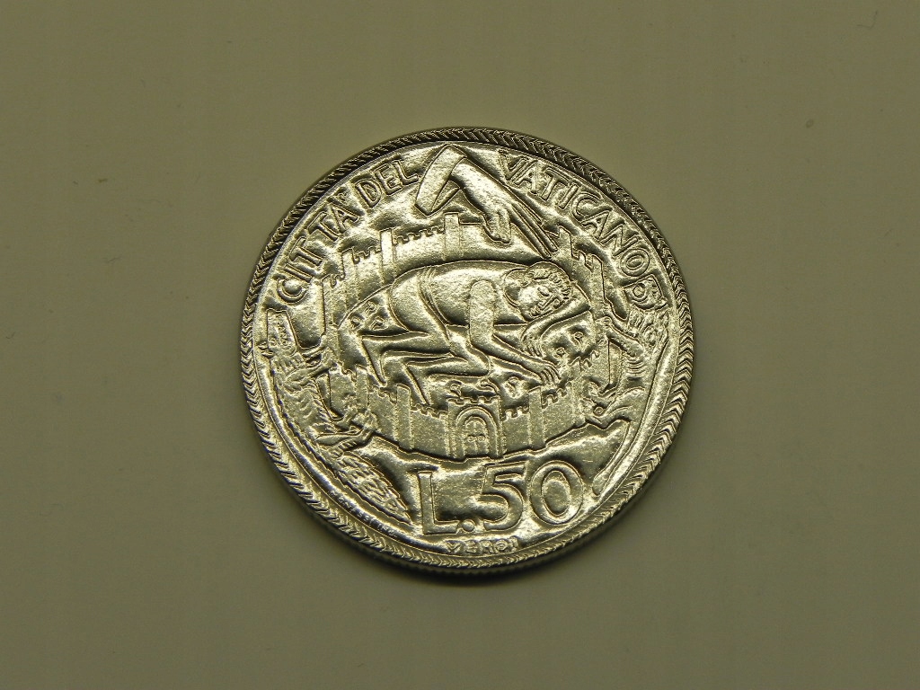 3341/ 50 LIRE 1975 WATYKAN ROK ŚWIĘTY