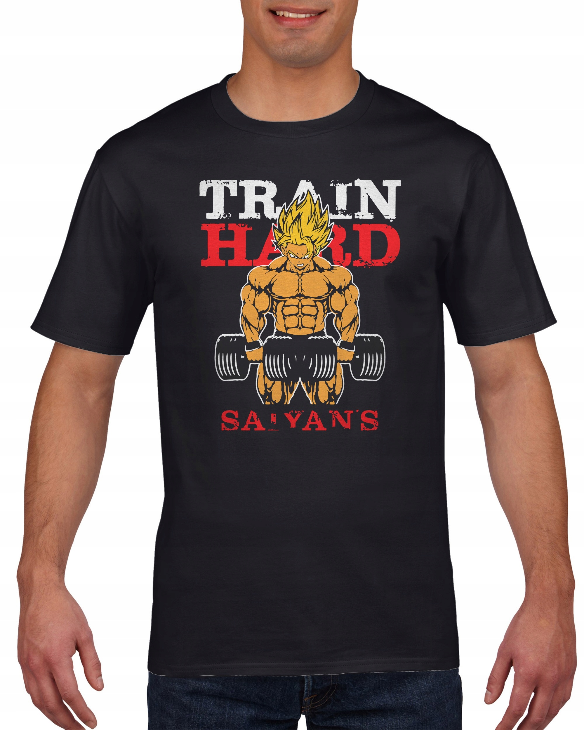 

Koszulka męska Train Hard Saiyans Dragon Ball XXL
