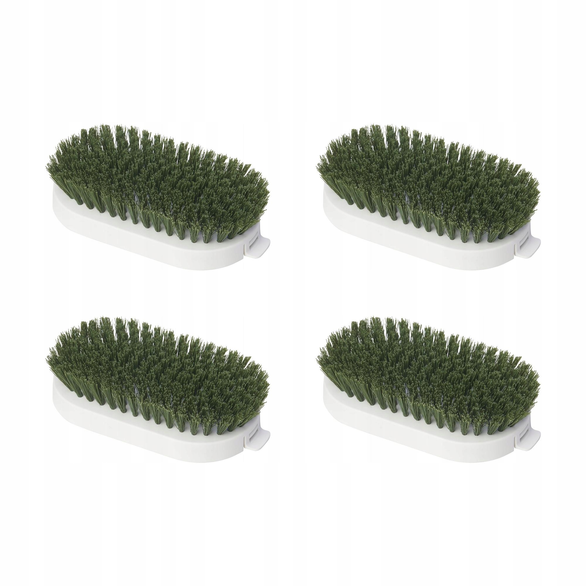4 ks Náhradní nástavec s kartáčem Pepprig zelený 17 cm