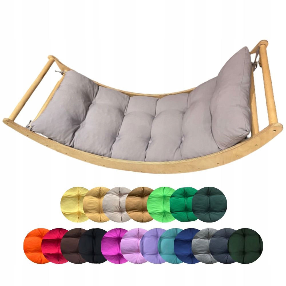 Poduszka na bujak Montessori jasny szary S Marka inna