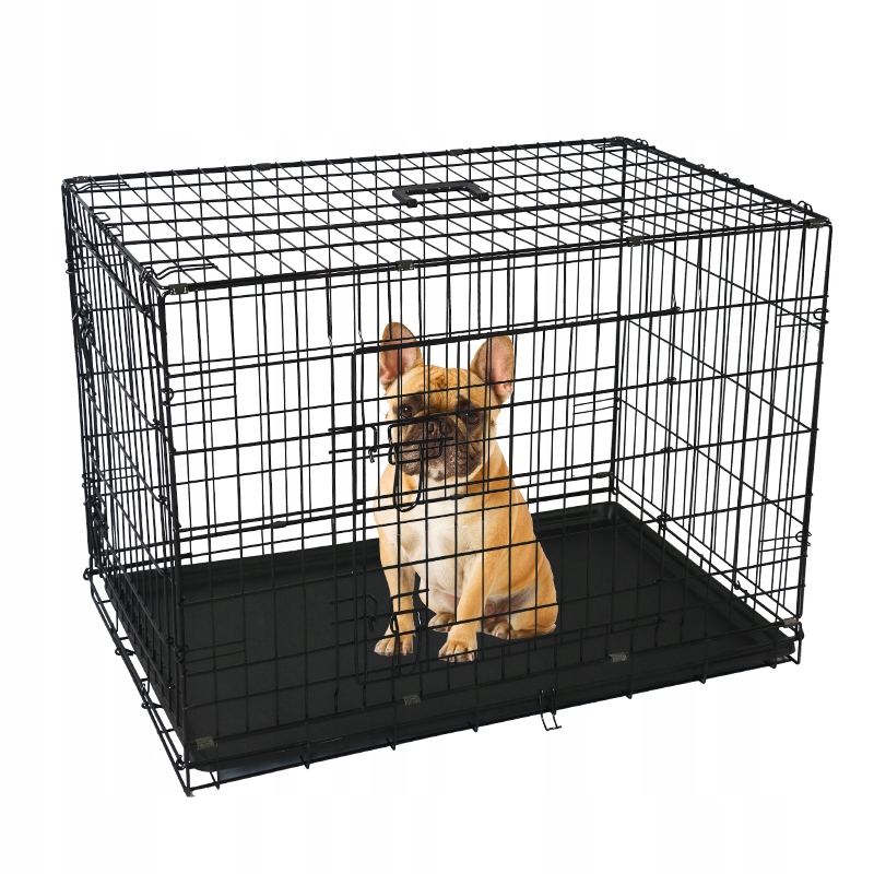 Levně Kennelová klec Happet M Levá – 76 × 53 × 56 cm