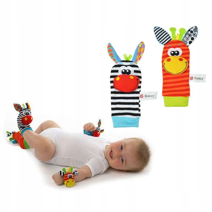 

Skarpetki 3D Grzechotki Na Nóżki 2 Sztuki