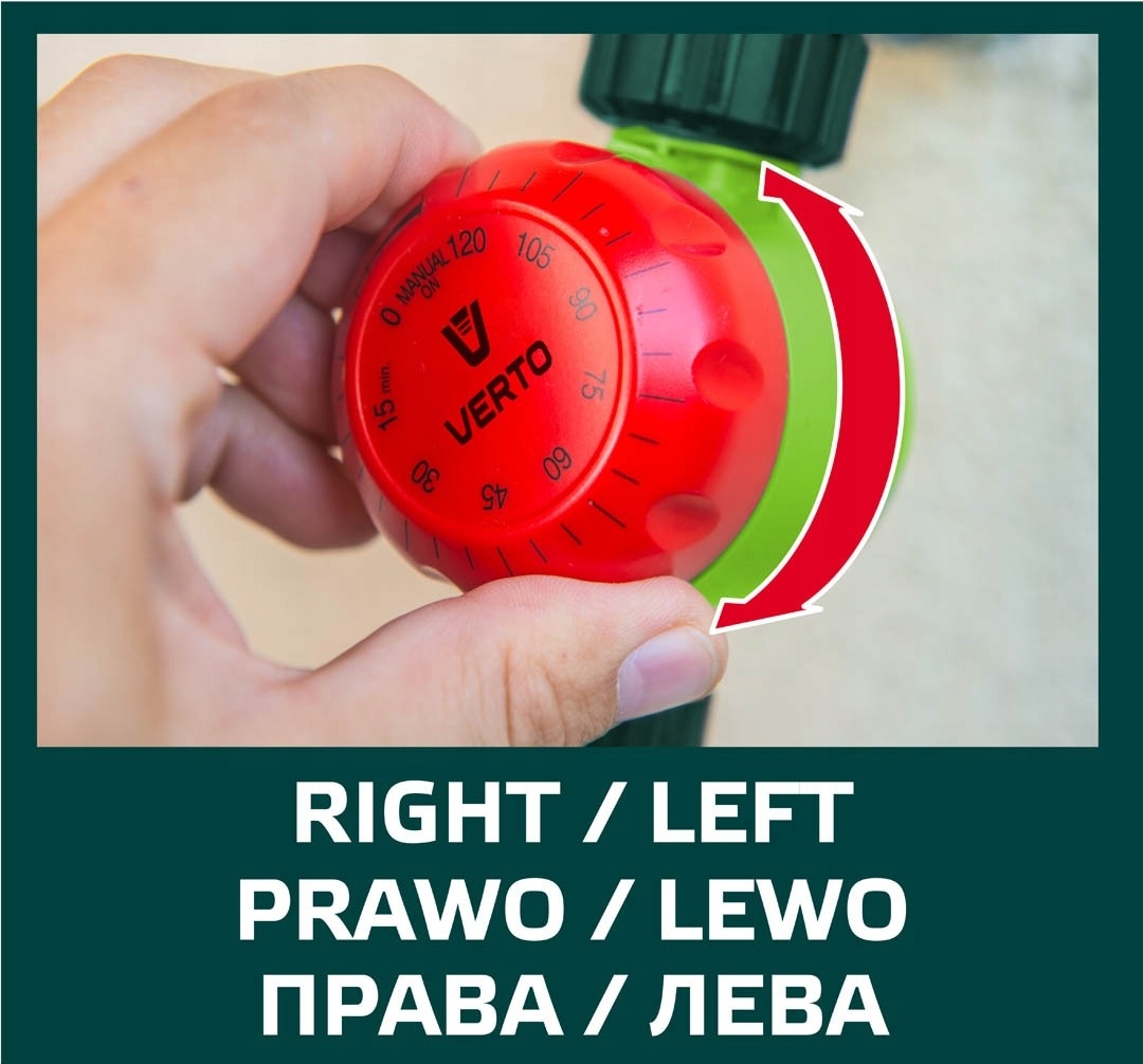 PROGRAMATOR WYŁĄCZNIK CZASOWY NA KRAN VERTO 15G750 Marka Verto