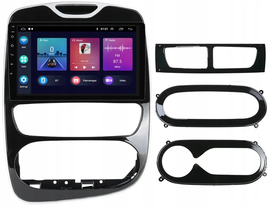 Rádio Navigácia Gps Android Carplay Renault Clio 2012-2018 Usb 2GB 64GB