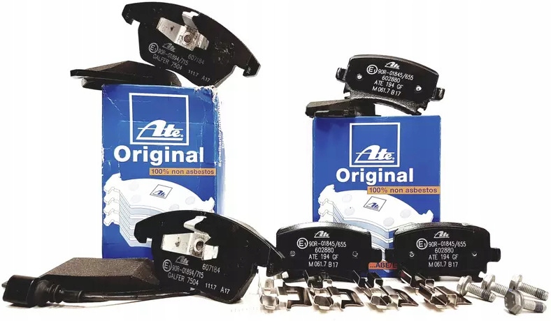 ATE KLOCKI HAMULCOWE PRZÓD + TYŁ ATE VW PASSAT od 05