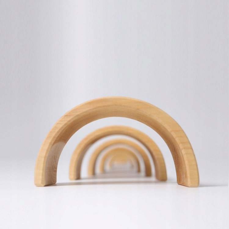 Grimm's - Tęcza 6-elementowa 12m+ Naturalna Wiek dziecka 2 lata +