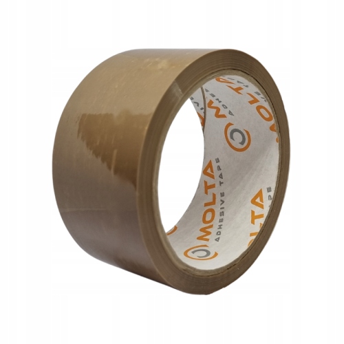 TAŚMA PAKOWA KLEJĄCA 48/60y BRĄZOWA SAMOPRZYLEPNA