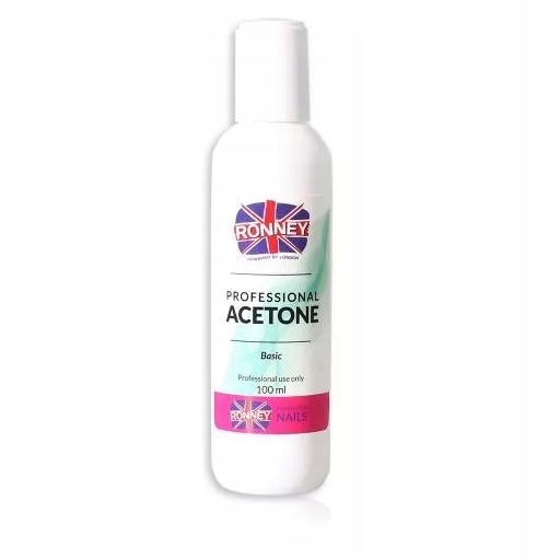 ACETON 100ml RONNEY do usuwania lakierów hybrydowy