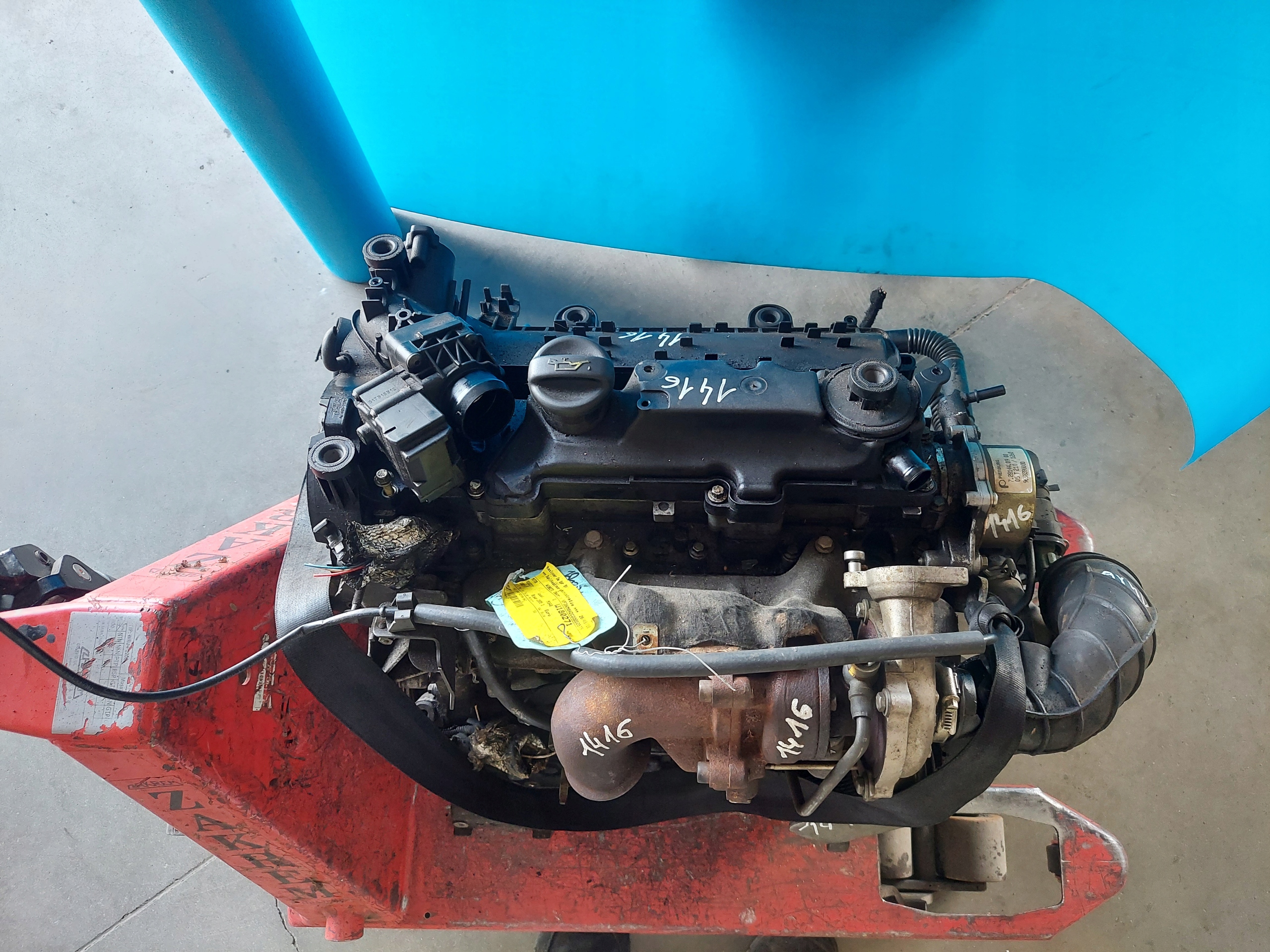 engine PEUGEOT 1007 1.4 HDI 8HZ 132.134 KM