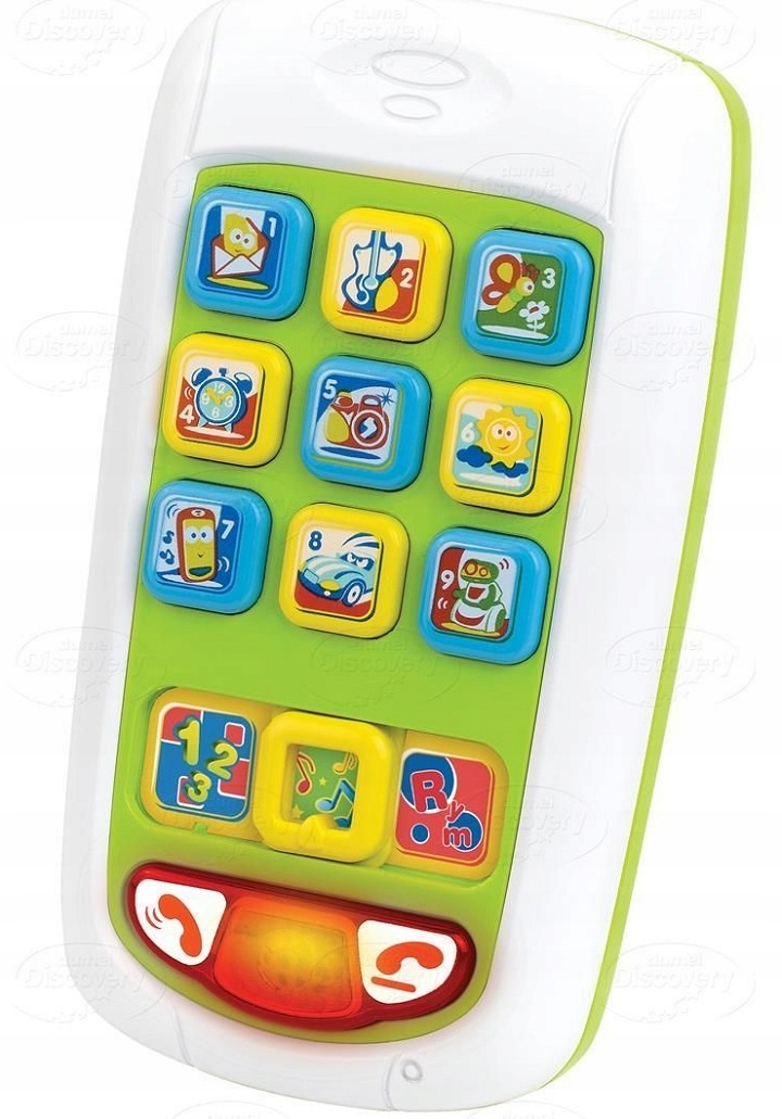 

Edukacyjny Smartfon Telefon Uczy Cyfr Dźwięk Mówi