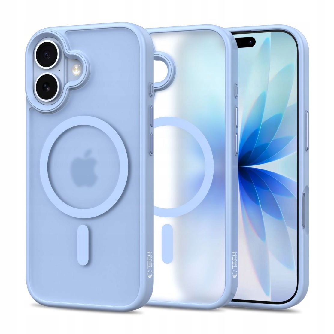 Etui do iPhone 17 Tech-Protect MagMat MagSafe niebieskie