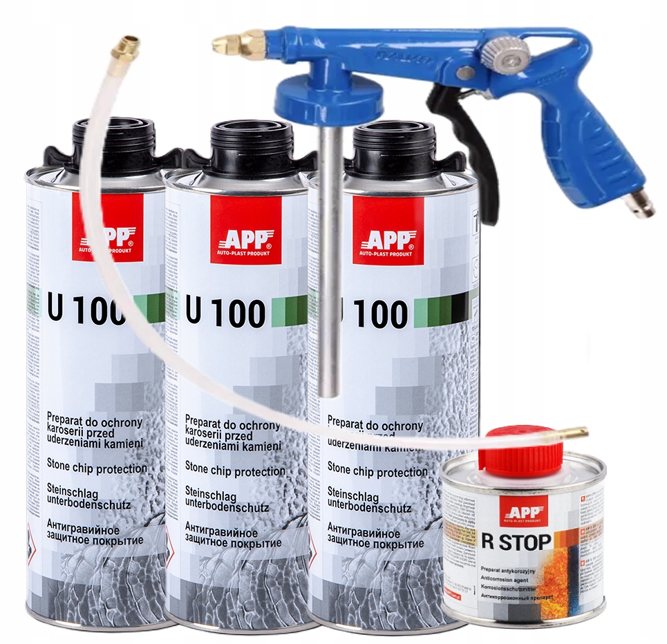 3XU100 OCHRONA KAROSERII BARANEK CZARNY +R-STOP+ PISTOLET