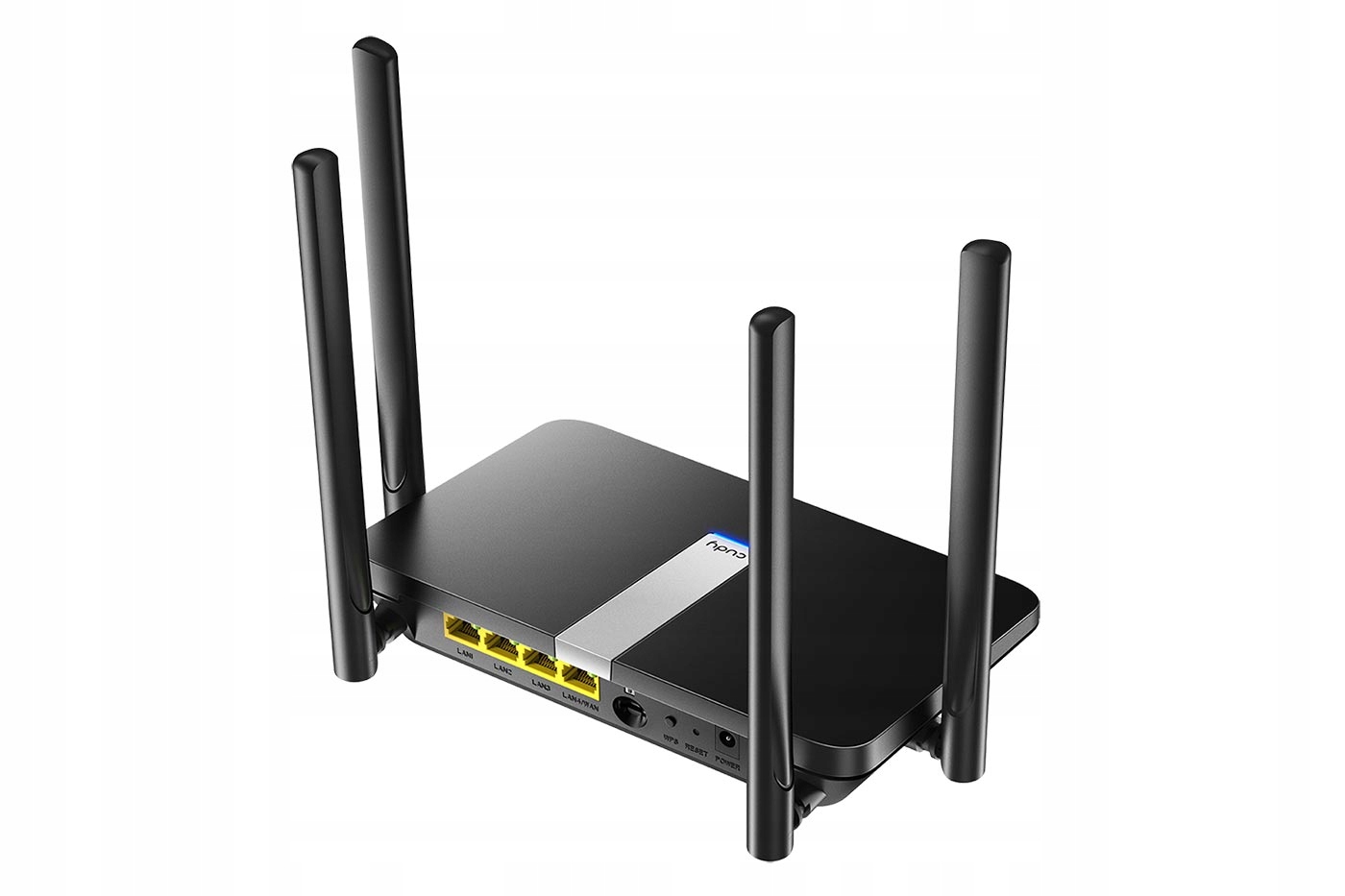 Cudy Dvoupásmový router 1x Wan 3x Lan, 4G Lte kat.4, Wifi AC1200,mesh,černý