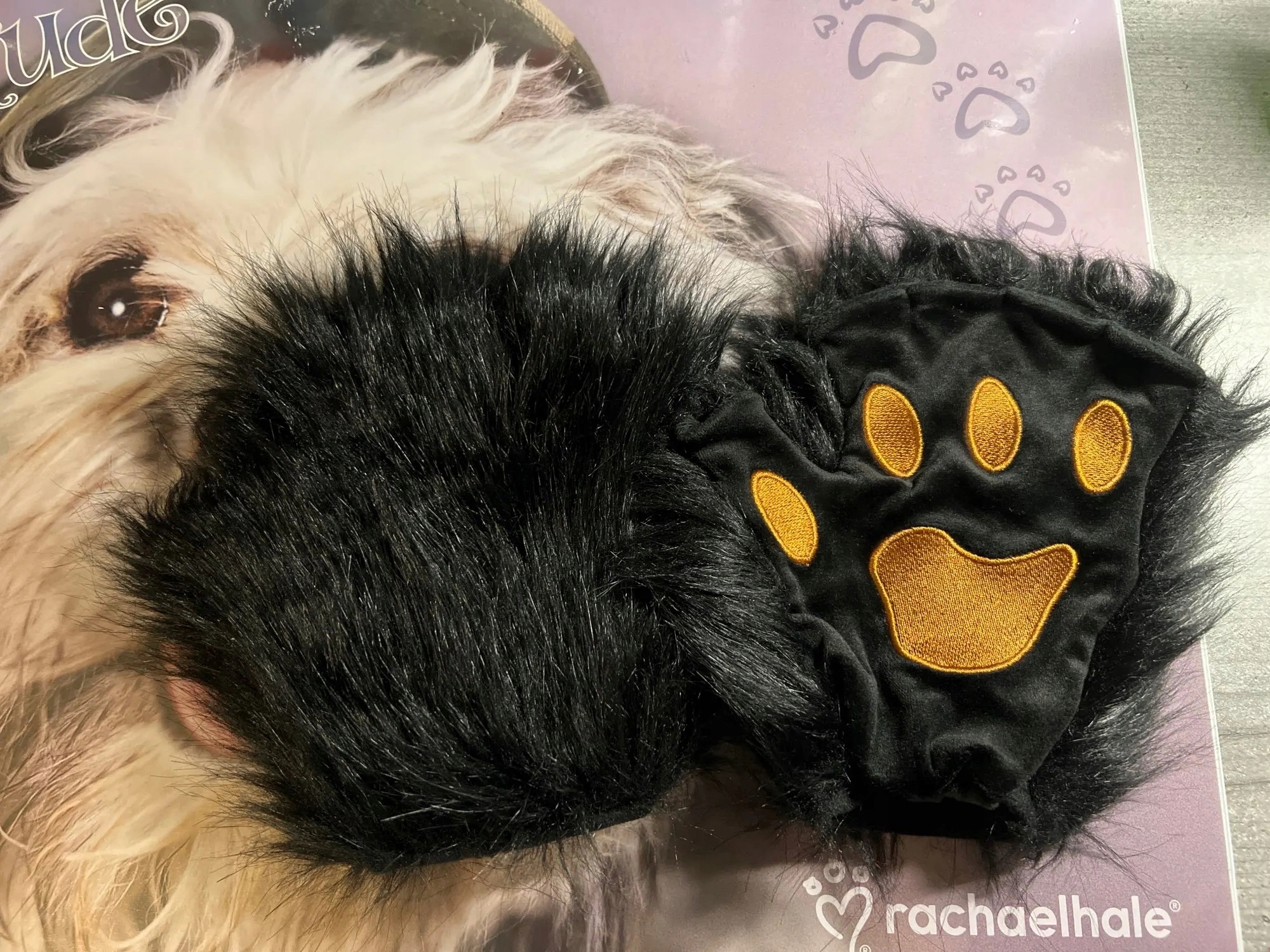 ZESTAW COSPLAY FURRY USZY NA OPASCE + OGON + ŁAPKI MITENKI WILK FUTRZAK EAN (GTIN) 6922119050391