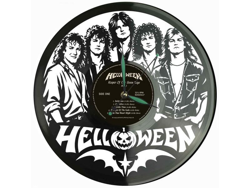 Helloween Německo Nápad na Dárek Nástěnná Dekorace z vinylové desky