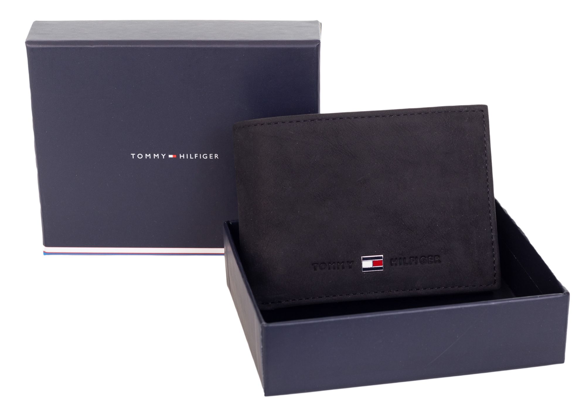 Tommy Hilfiger Pánská Peněženka Johnson Mini CC Flap Coin Pocket Černá
