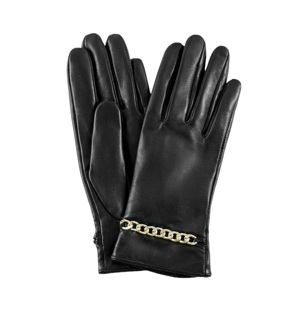 Depeche 15498 Gold, Rukavice se zlatým řetízkem, vel.