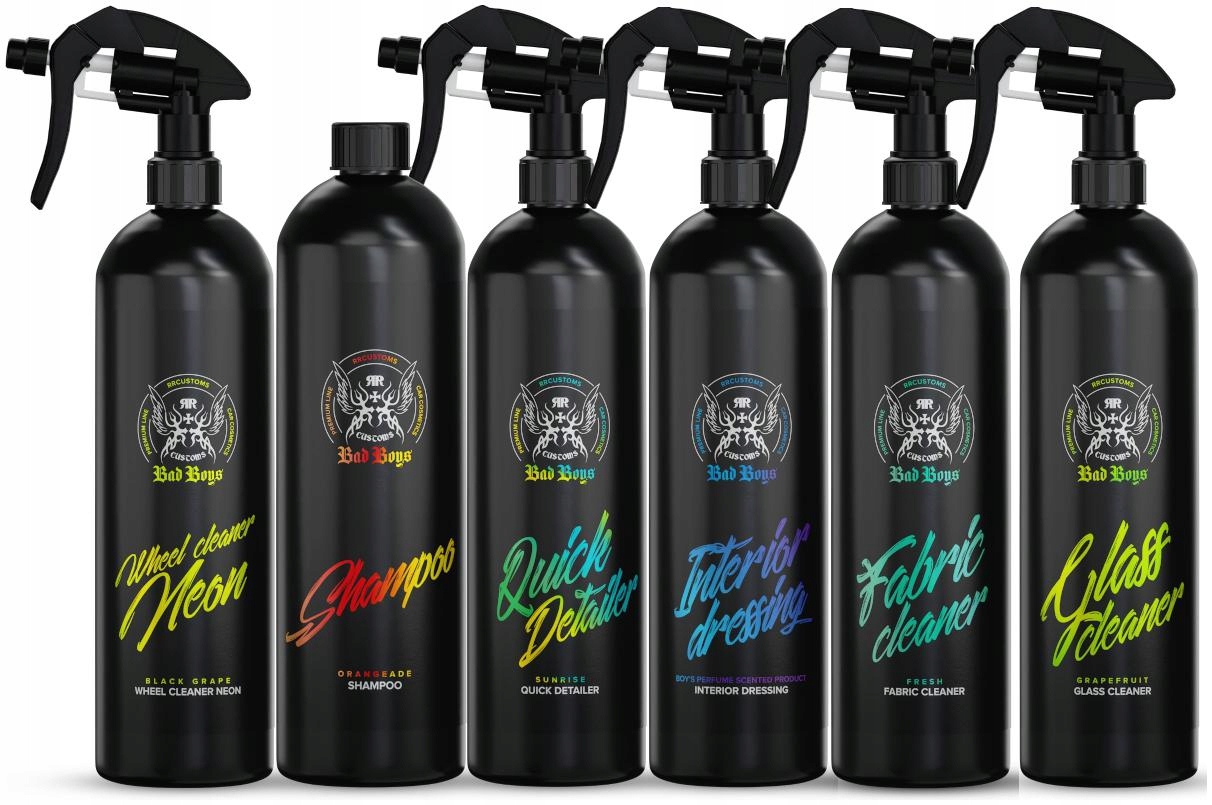 RR Customs RRC Bad Boys Mega Zestaw Kosmetyków Do Auta Detailing Prezent