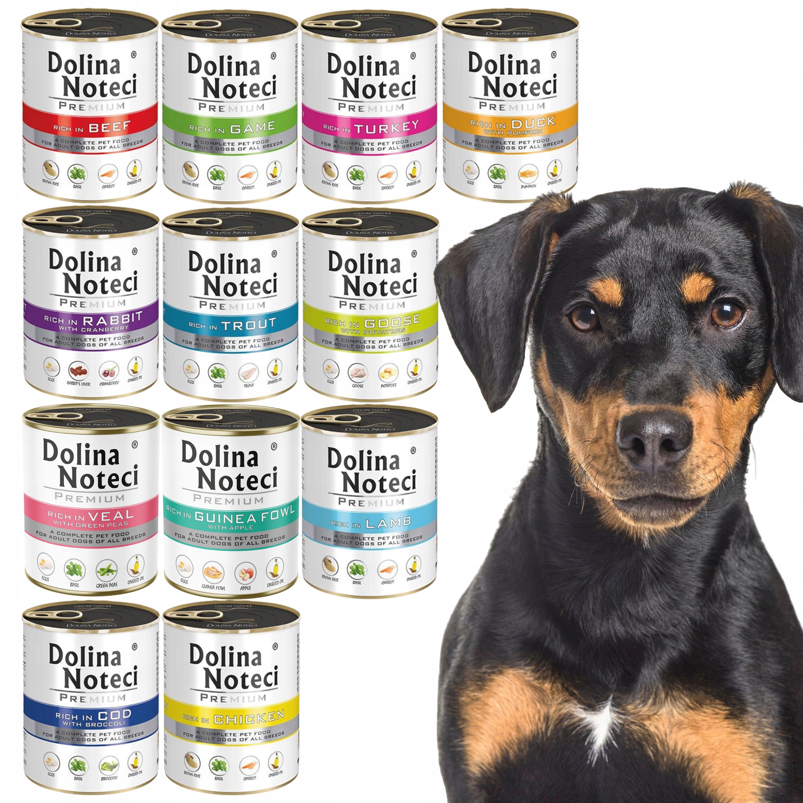 Levně Dolina Noteci Premium Mix Chutí krmivo pro psy mokré 12 x 800 g bez obilovin