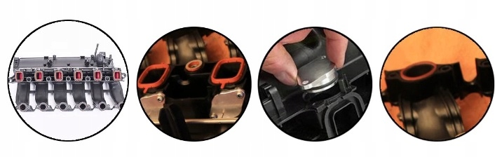 ZAŚLEPKI KOLEKTORA SSĄCEGO BMW 2.5D 3.0D 3.5 D M57 Producent części Mertt