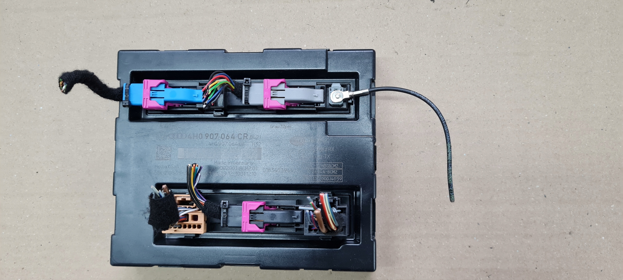 A6 C7 4G control unit comfort control unit AUDI A7 4G A6 C7 4H0907064CR