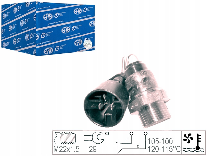 CZUJNIK WŁĄCZNIK WENTYLATORA OPEL ERA