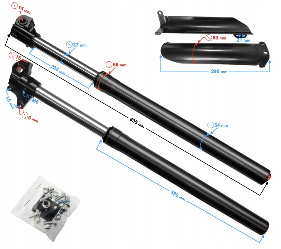 Amortyzator przód NXT250 2021