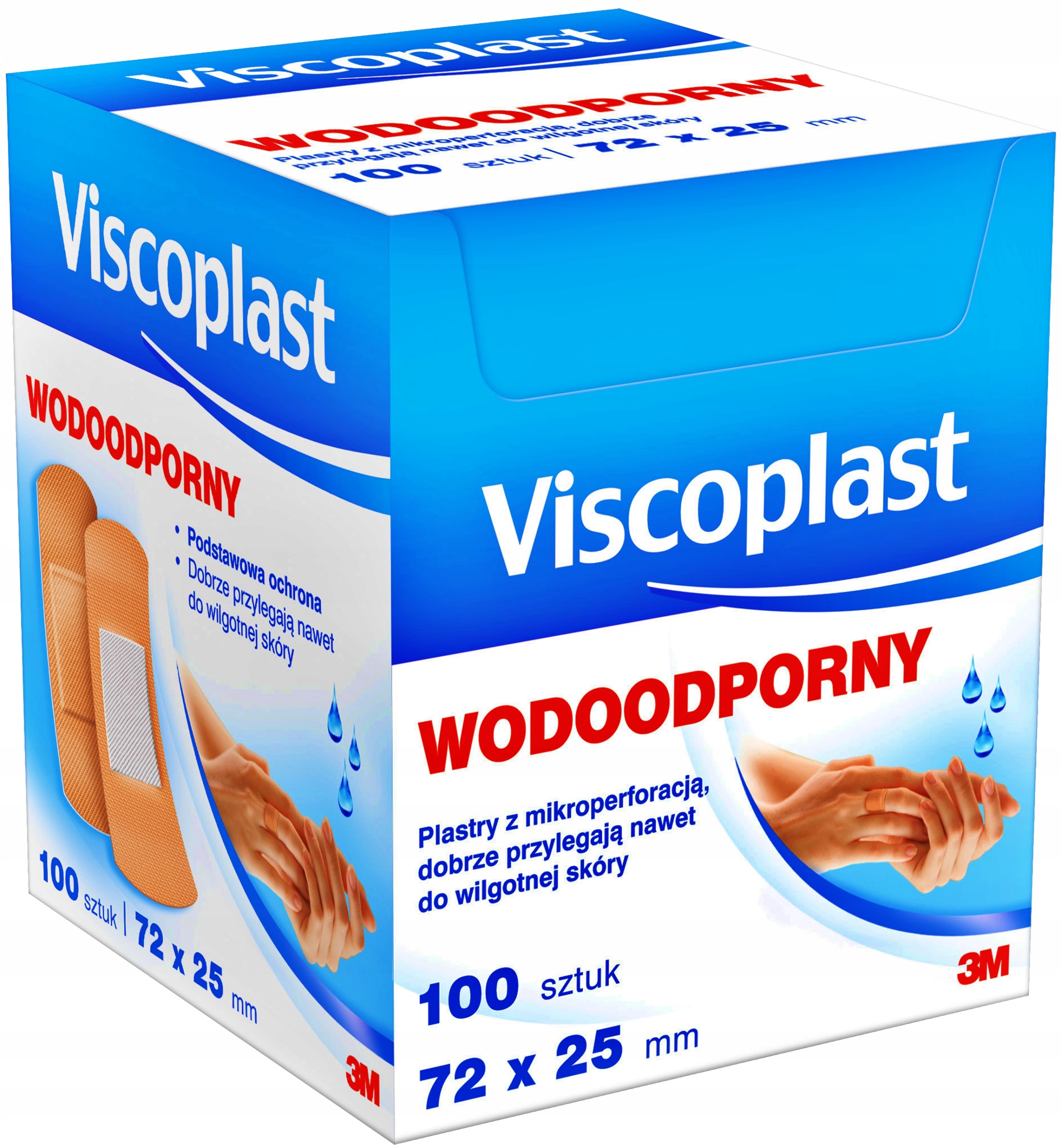 

Viscoplast Plastry Zestaw 100SZT Wodoodporny 72*25