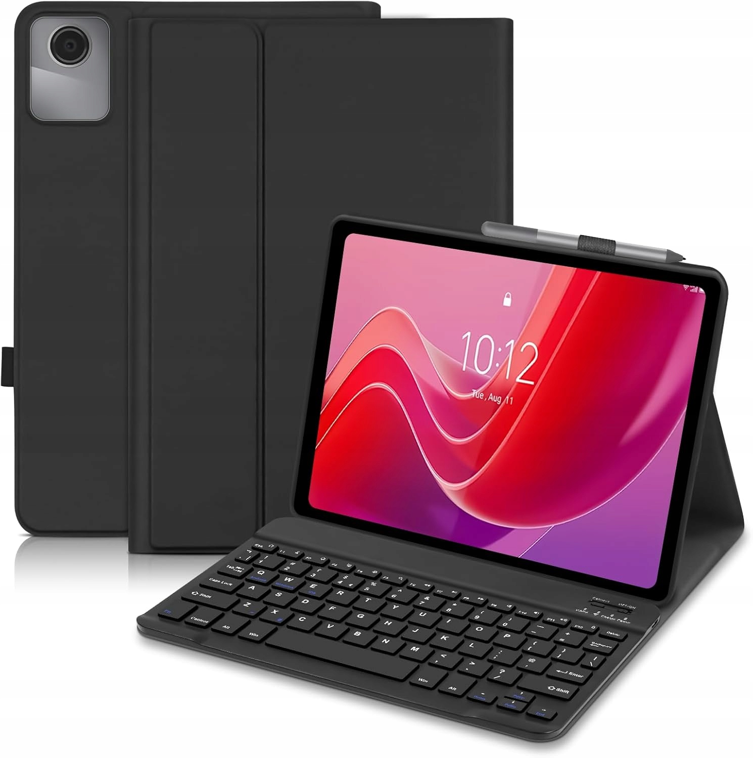 Etui z klawiaturą do Lenovo Idea Tab 11" składane cover z miejscem na rysik