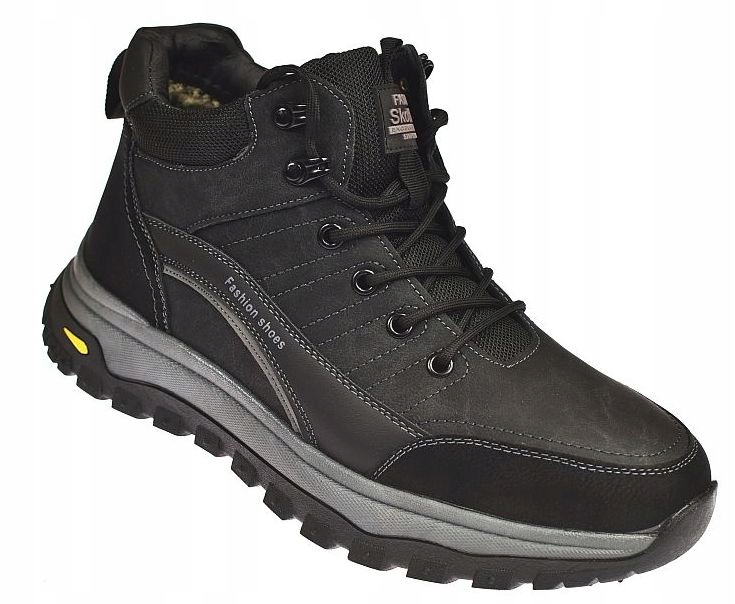 Trekingové Boty Na Zip Vysoké Zateplené Pánské Trapery T-728 vel 44