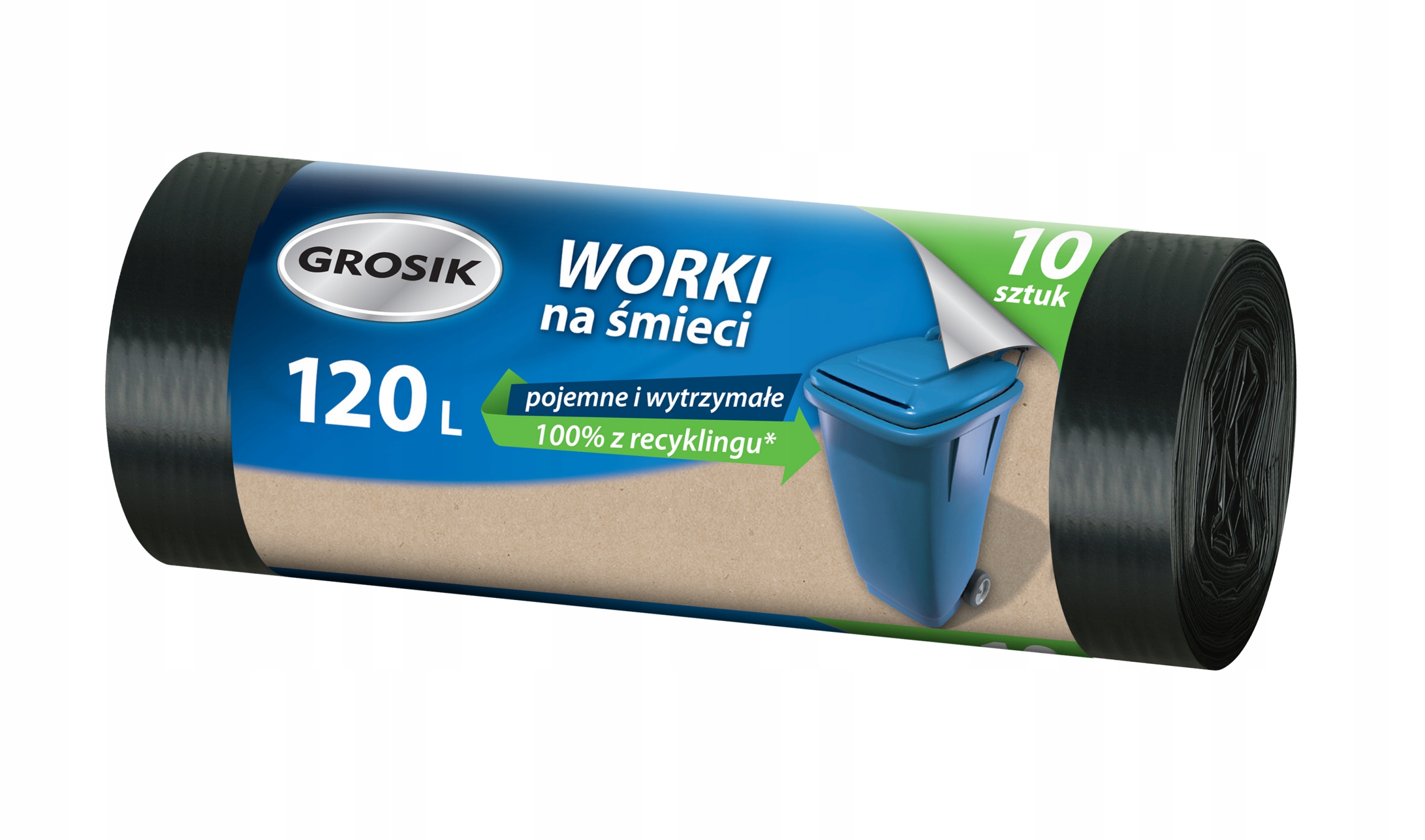 

Grosik Worki na śmieci Mocne 120L 10szt.