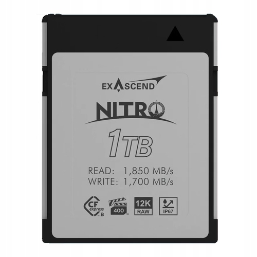 Paměťová karta Exascend Nitro CFexpress typ B 1TB 1850/1700 MB/s VPG400