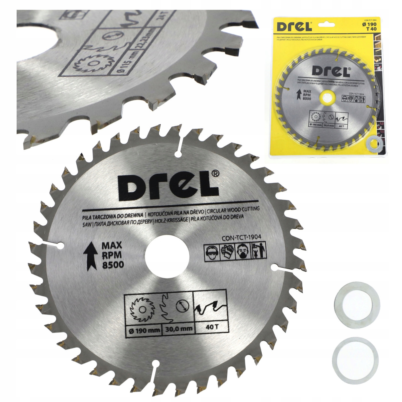 

Tarcza Do Drewna Piła Widiowa 190 X 30 mm 40T