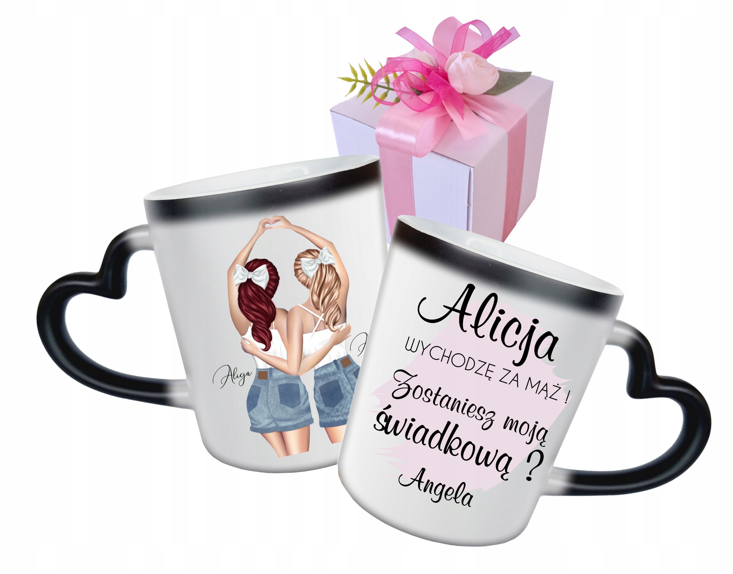 prezent PROŚBA o świadkowanie pytanie KUBEK dla świadkowej MAGICZNY KMSP2