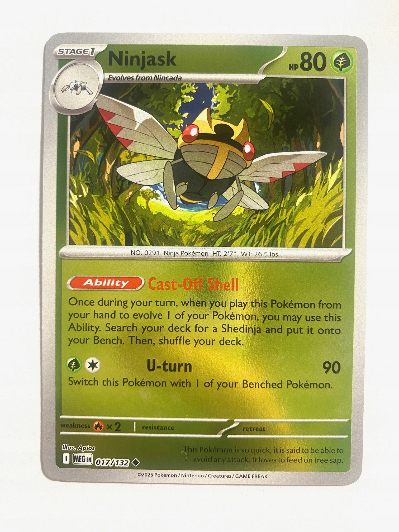 Evolution Reverse 017/132 Ninjask