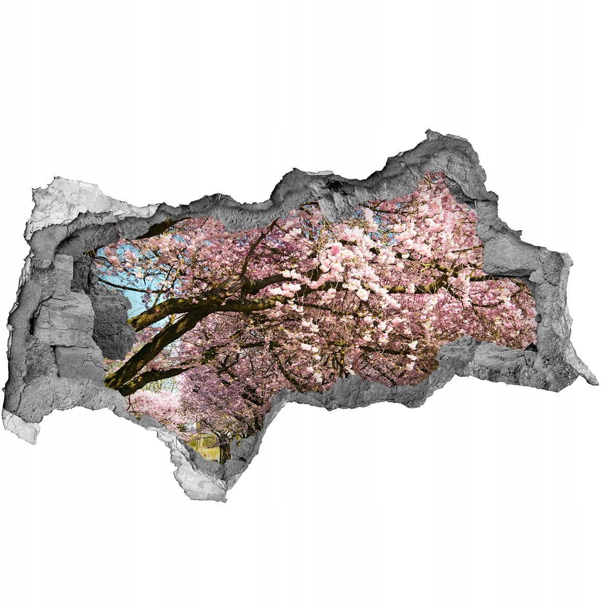 

Samoprzylepna dziura na ścianę Drzewa wiśni 95x73