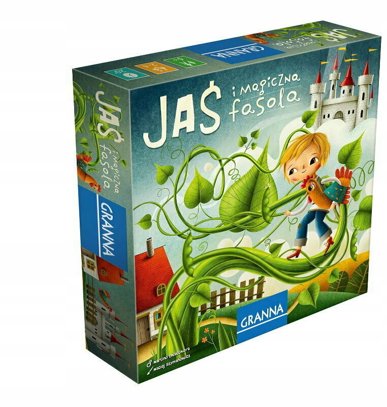 Gra Dla Dzieci 4 Lata Planszówka Rodzinna Familijna Jaś i magiczna fasola