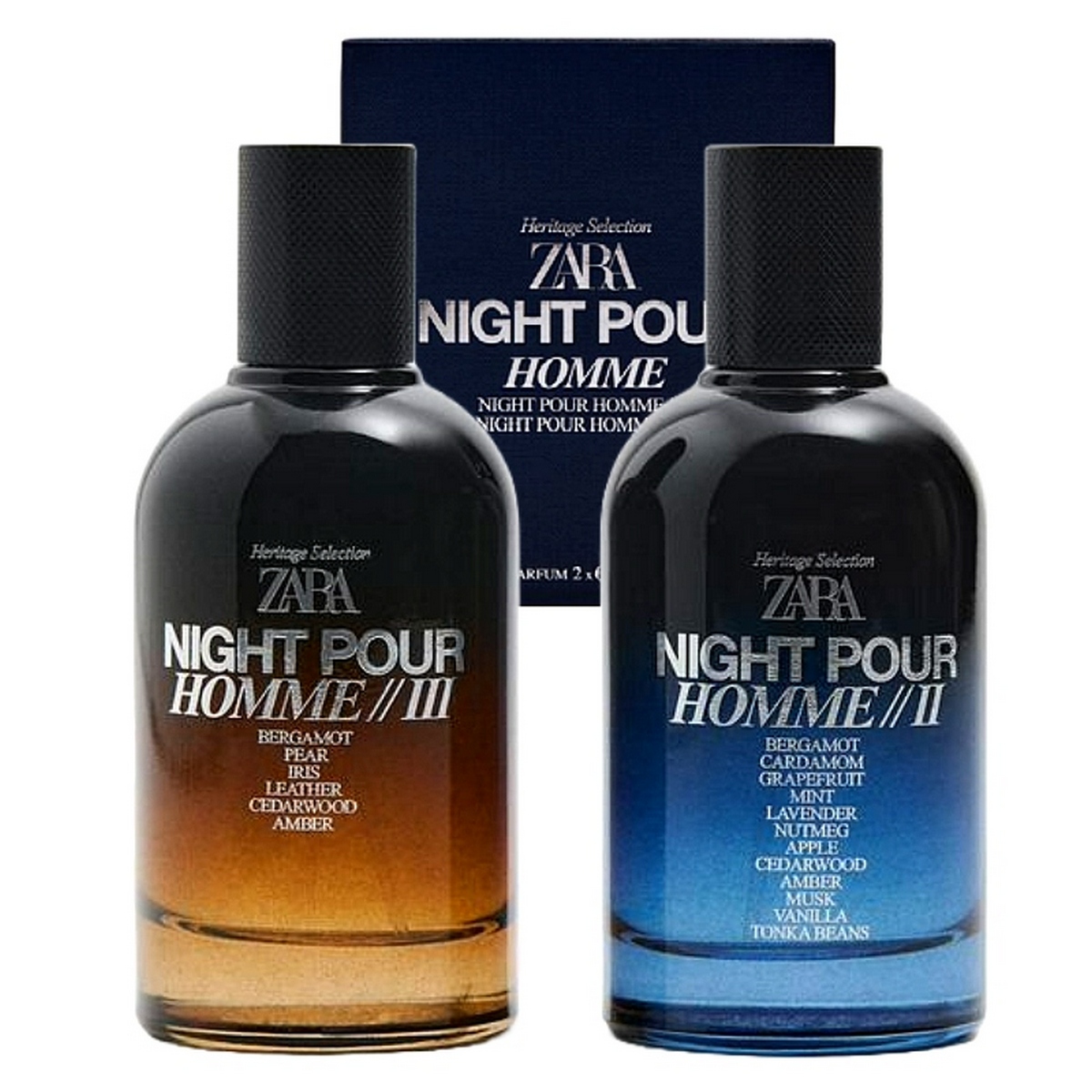 Night Pour Homme II III Edp 2x Zestaw