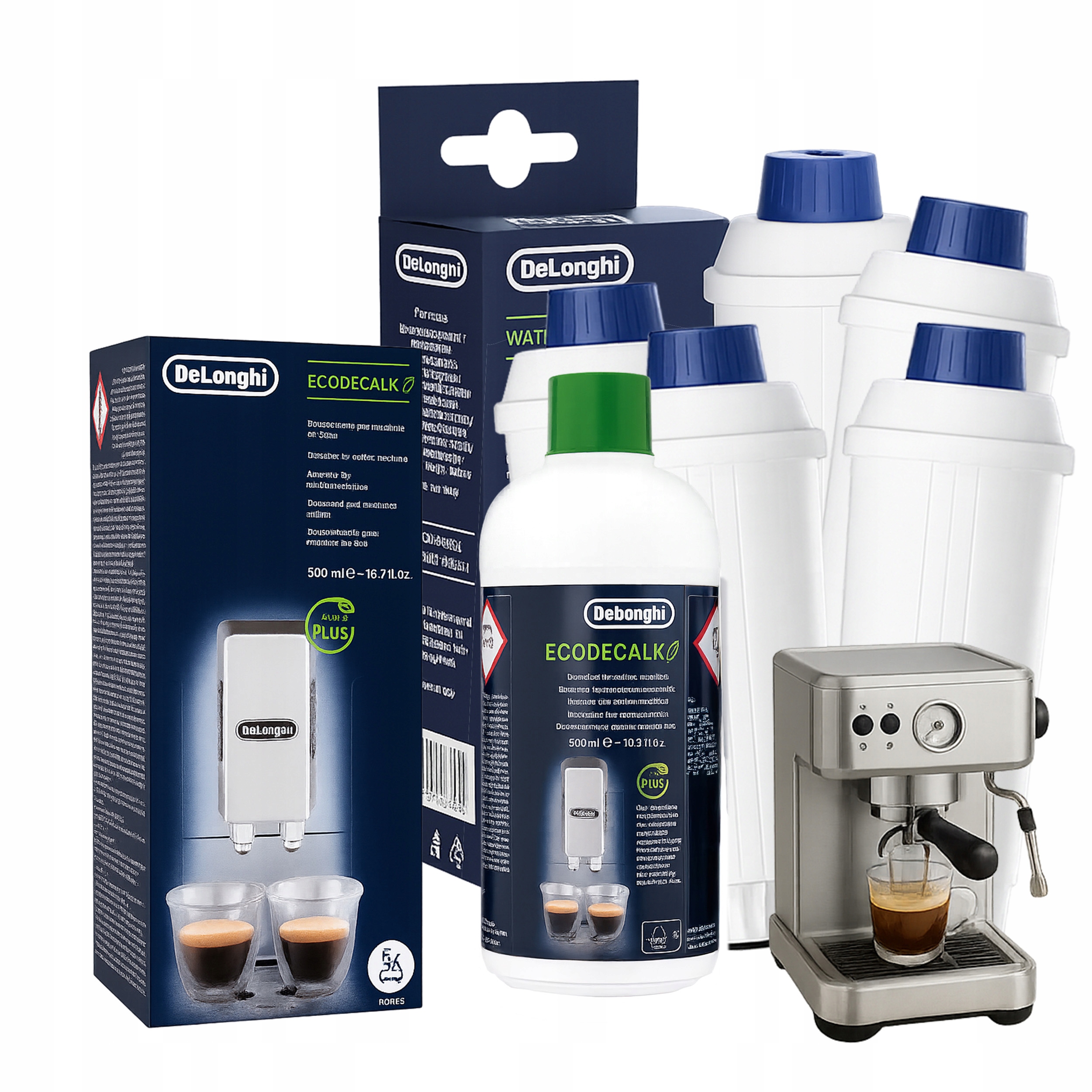 Sada Kusov vodných filtrov De Longhi, 1 Odvápňovač vody