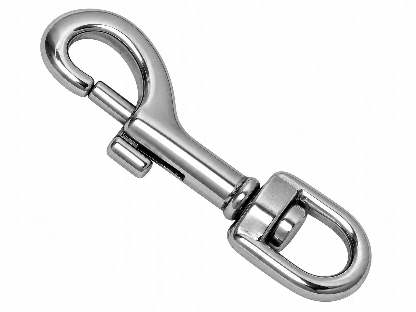 Karabinek pístový otočný 90 mm A4 316 Inox Nerezový 10 kusů