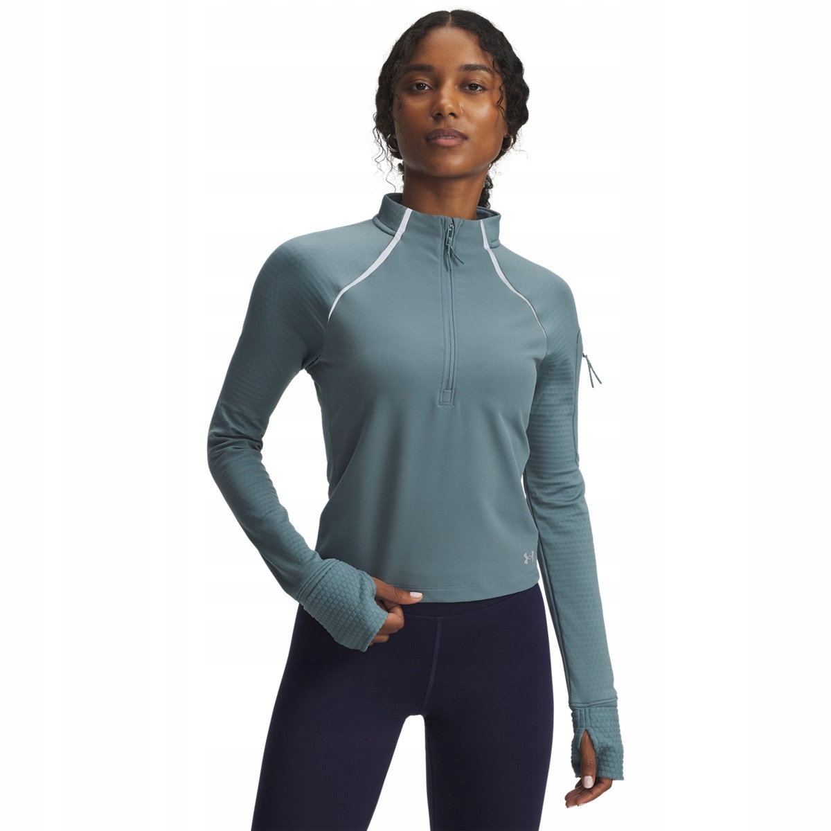 Damska bluza do biegania bez kaptura Under Armour niebieska M